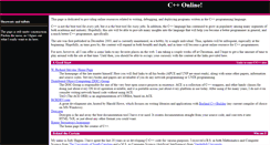 Desktop Screenshot of cplusplusonline.com